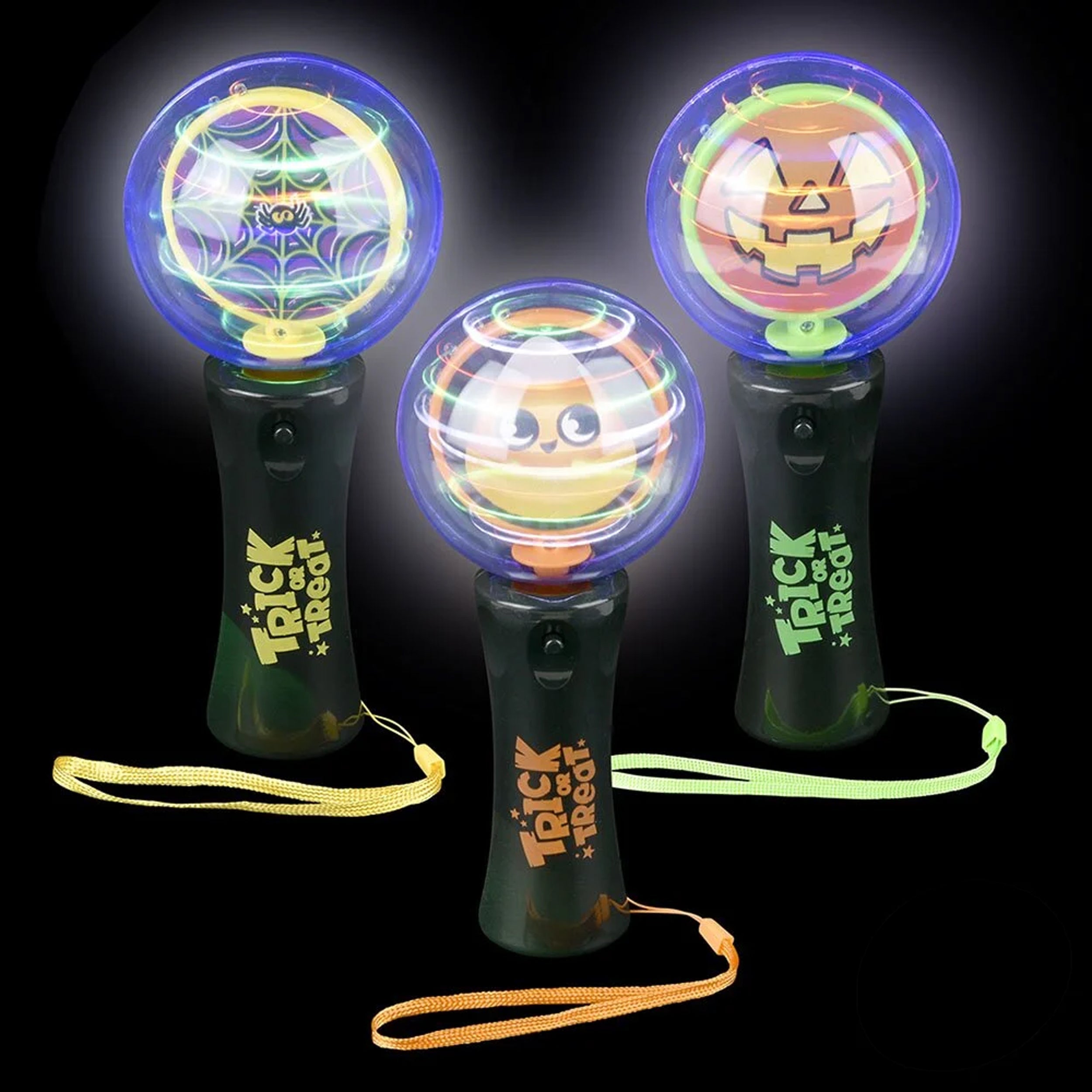Light Up Halloween Themed Stocking Stuffer Wand Toy - Assorted