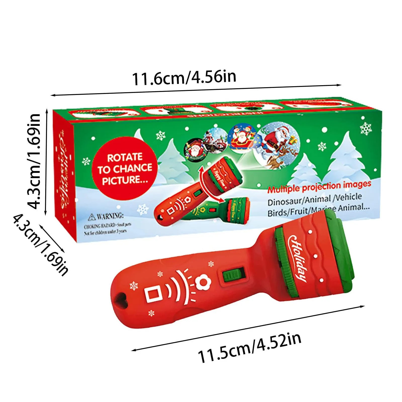 Flashlight Projector Education Toys Gifts