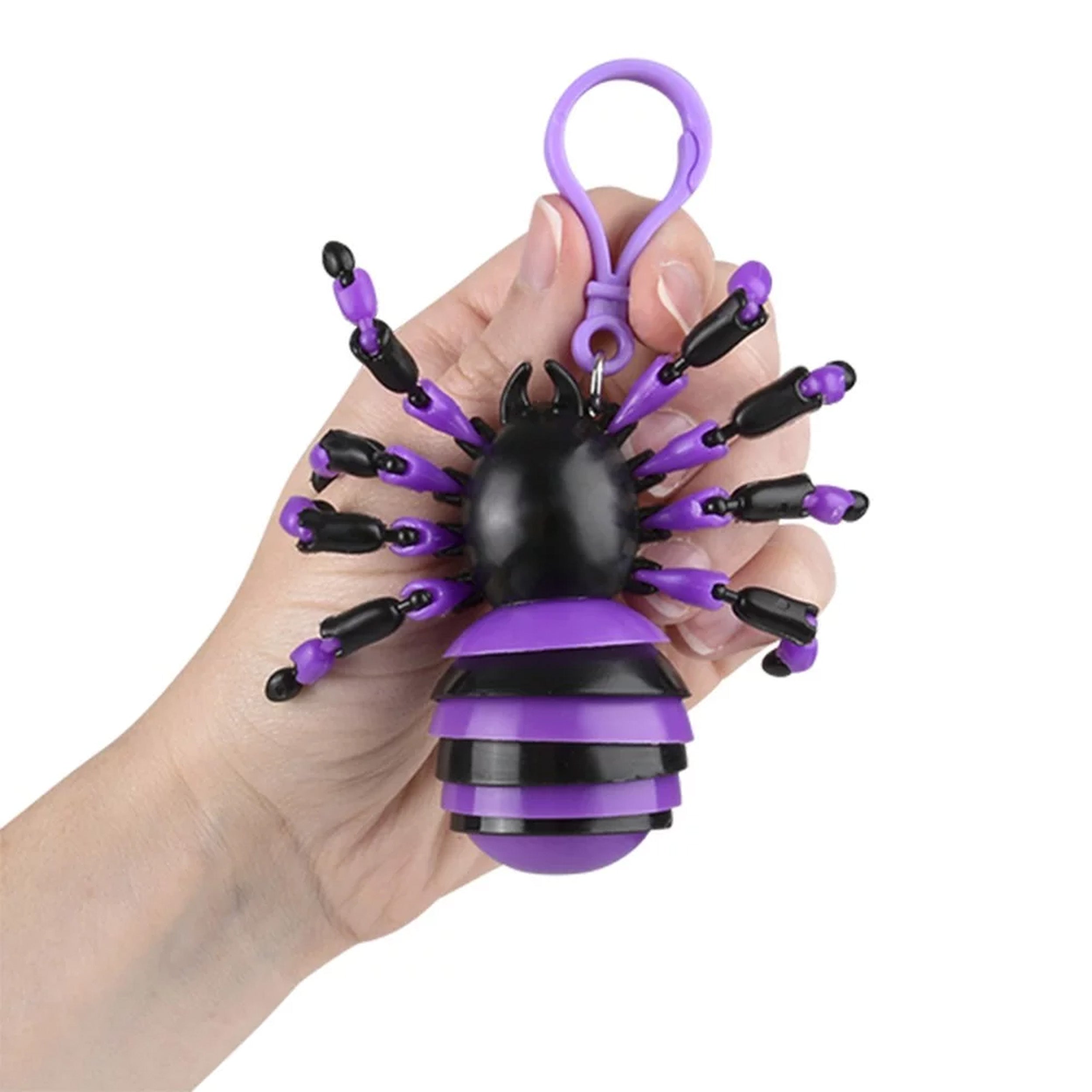 Wiggle Halloween Fidget Spider Clip-On in Bulk - Assorted